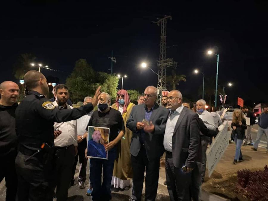 اللد | مسيرة منددة بإغلاق ملف التحقيق ضد قاتل الشهيد موسى حسونة